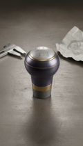 Custom Gear Shift Knob, Knurled Steel Core